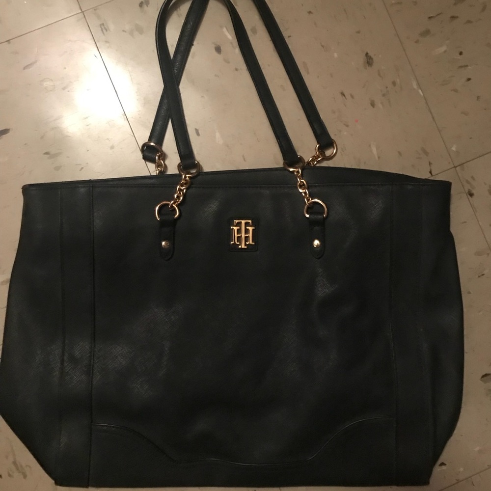 Tommy Hilfiger black tote bag